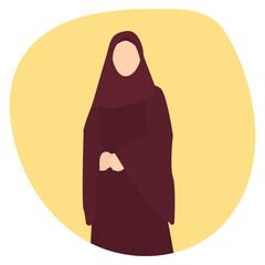 Muslim People Illustration