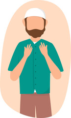 Illustration of Muslim People