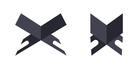 Abstract Geometric Bird Logo Designs  Modern Vector Icon Set