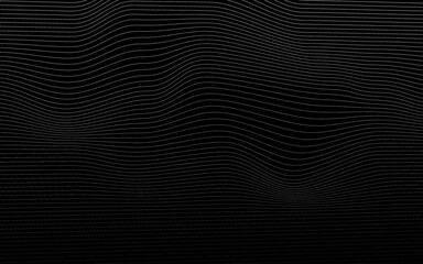 Abstract black and white texture background with dark canvas surface pattern.