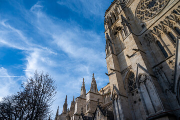Beautiful downtown Bordeaux in France