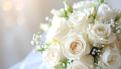 Obraz premium 白いブーケ