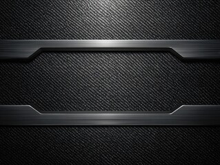 Textured gray denim backdrop with metallic frame, creating modern, industrial and elegant contrast