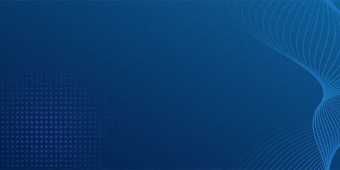 Modern blue background wavy metal pattern presentation template. Design