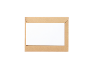 Romantic message card minimal.