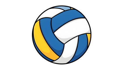 Standard ball used for volleyball sports games