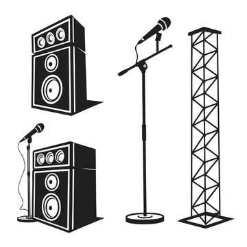 Audio equipment setup