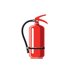 Obraz premium Watercolor extinguisher icon design vector template isolated on white background 