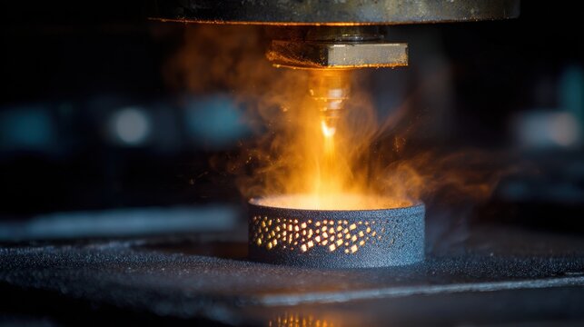 Metal 3D Printer Using Laser Powder Bed Fusion to Create a Complex Industrial Part