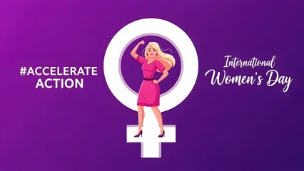 International women's day celebration with empowerment and equality