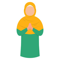 Muslim People Illustration