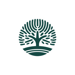 Fingerprint Tree Logo