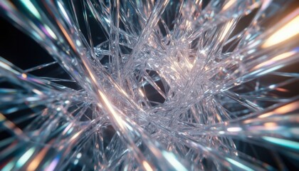 Abstract Crystal Light Structure