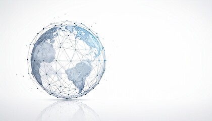 abstract background with globe