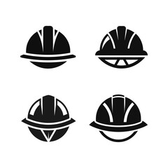 Safety Helmets and Hard Hat Icons Collection