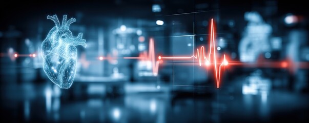 A professional operating room where pulse leads surgery in cardiology as an operator ensures patient safety through insurance and reliable contact