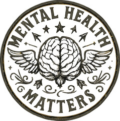 Mental Health Matters Emblem
