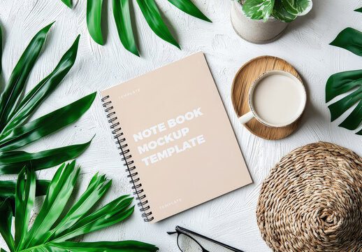 Notebook Mockup Template