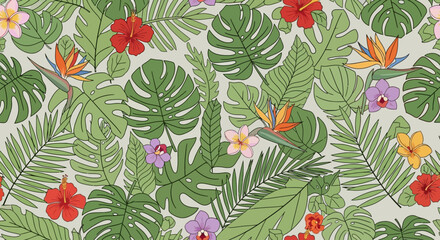 Green leaves background icon