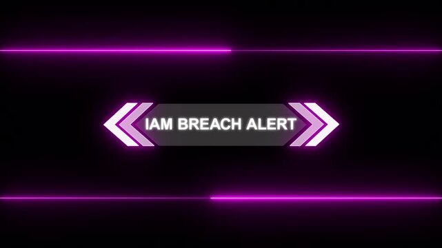 Hud Callout Information Box For Science Report Lower Third, Animation of HUD elements with text IAM Breach Alert. Animate a white callous for text. HUD elements on black background. Futuristic callout