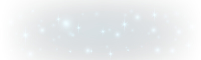 Blue glitter particles drift weightlessly, creating a luminous floating aura. Fine glowing sparks add a calm mystical mood. A refined light detail. PNG © Romstock