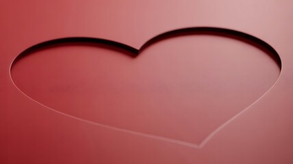 Faded Heart Outside Text Safe Area Valentine Background