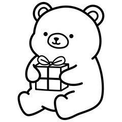 Teddy Bear with Gift