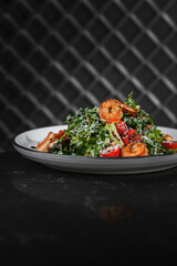 fresh salad with dressing for you