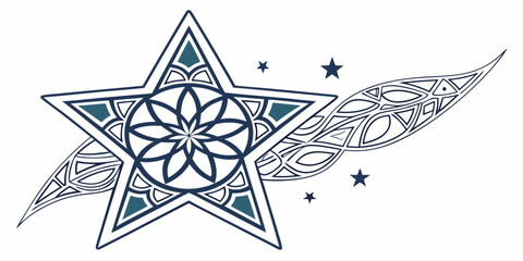 Celestial star design