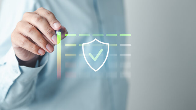 Password strength meter and security validation concept during signup, showing safe account creation, secure login rules, identity protection, and privacy focused authentication. - Powered by Adobe