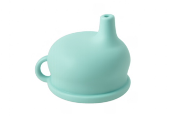 Baby sippy cup lid with handle and spout