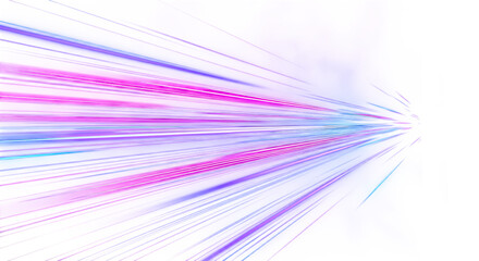 Dynamic pink and blue light streaks creating a futuristic abstract background with motion blur