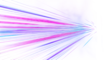 Dynamic pink and blue light streaks creating a futuristic abstract background with motion blur
