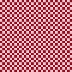 Pink and Burgundy Checkerboard Pattern Background. Geometric Checkered Texture in Maroon and Pale Rose Colors. Abstract Square Grid Wallpaper.