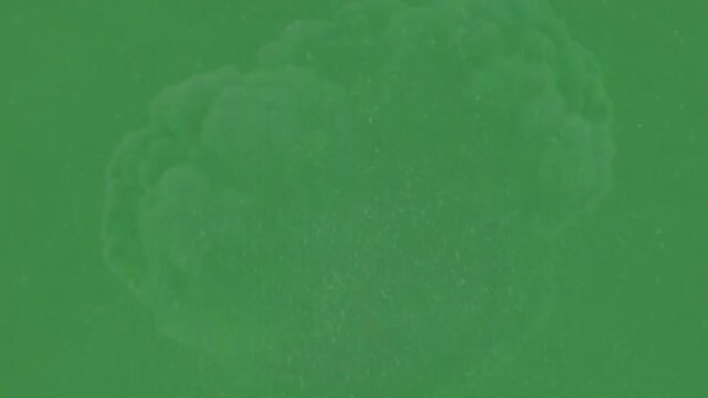 Massive Fireball Explosion with Debris Shockwave Green Screen Video Effect 4K Royalty Free Stock Footage Chroma Key VFX Overlay Blast Smoke Flames Destruction Action Realistic Composite