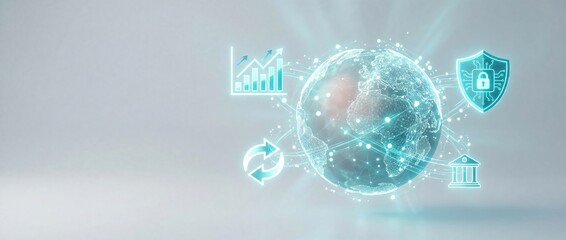 Global Fintech Analytics Network Interface for Financial Data Flow, Secure Transactions and Market Intelligence