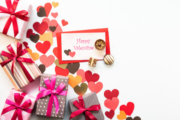 バレンタインデザイン　箱・ハート