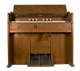 piano vintage wooden box