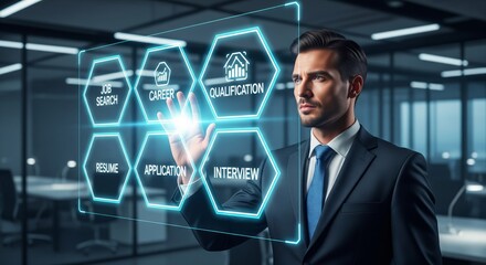 Professional Recruitment and Job Application Concept