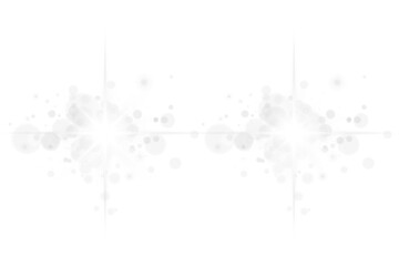 Special white lens flare light effect featuring bright sunburst center, glowing reflection arcs, and soft ambient rays ideal for premium illumination overlays and professional graphic design artwork
