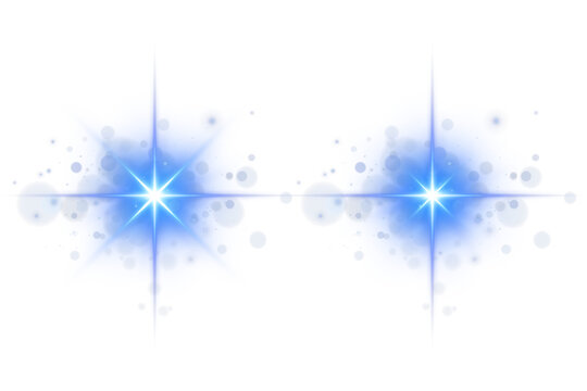 Elegant blue light line flare with radiant neon beam, soft glowing highlights, and shimmering spark effects isolated on transparent background perfect for futuristic overlays, digital accents, and lum