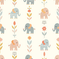 seamless pattern with animals