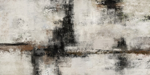 Fototapeta premium Colorful modern artwork, abstract paint strokes, oil painting on canvas. Acrylic art, artistic texture. Brush daubs and smears grunge background, hand painted pattern