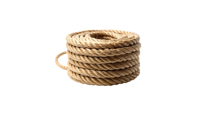Gold bows and ribbons are tied in knots with brown jute twine, separated against a white background