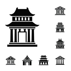 Fototapeta premium Sleek Asymmetrical Abstract Vector Icon for Corporate Presentation, Modern UI, and Innovative Marketing Design