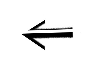 A right pointing arrow split at the middle, modern minimal design, isolated on transparent background, PNG.