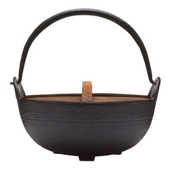 old wooden basket
