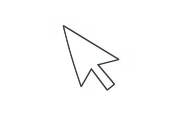 Mouse cursor arrow pointing, navigating digital interface, selecting, clicking, accessing online content, web browsing concept