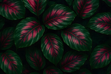 The unique shape and color of the leaves