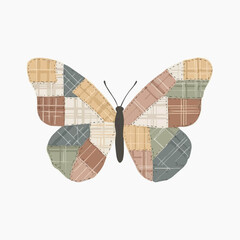 butterfly on white background